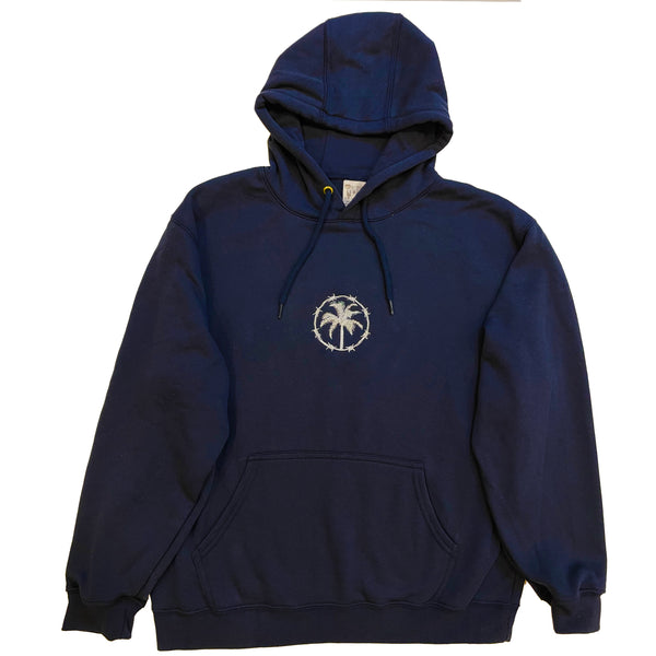 DARK BLUE LOGO HOODIE