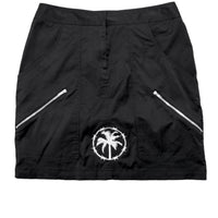 BLACK UTILITY SKIRT