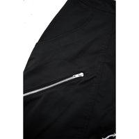 BLACK UTILITY SKIRT