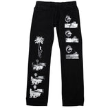 SCATTERED PRINT PANTS