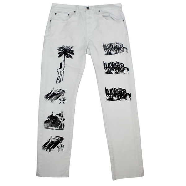 SCATTERED PRINT BLANCO