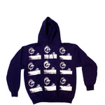 PURPLE DOPLHIN HOODIE