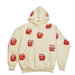 OJO DE IGUANA RED HOODIE