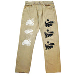 TAN WHIP PANTS