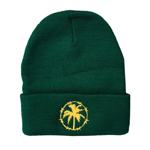 GREEN BEANIE