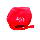 RED EMBROIDERED HAT