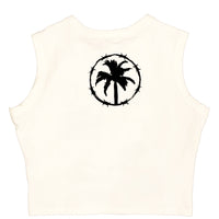 ACID PARTY CROP TOP (WHITE)