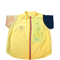 SNAKE LEATHER BUTTON DOWN